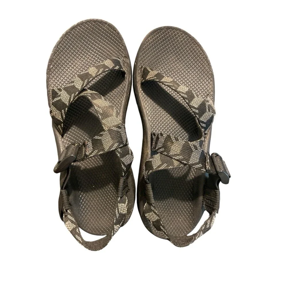 Chaco Z Cloud Adjustable Strap Sandal Gray/Black Men’s Size‎ 12 Hiking Walking